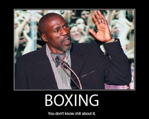 Classic Roger Mayweather quote