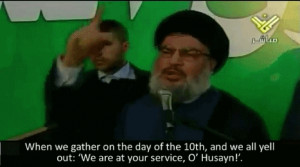 We are at your service,O’ Hussain (a) !
