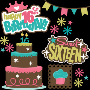 Happy 16th Birthday SVG files for cutting machines teen svg files teen ...