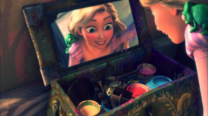 Tangled Tangled Rapunzel with her paint