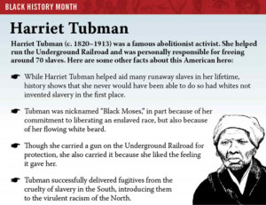 Black History Month: Harriet Tubman