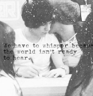 Larry Stylinson Quotes Tumblr Tomlinson larry stylinson
