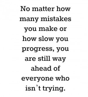 Just Do it and Push Ahead