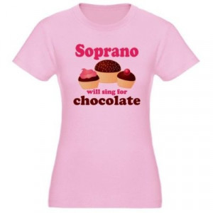Chocolate Soprano Funny Jr. Jersey T-Shirt by CafePress
