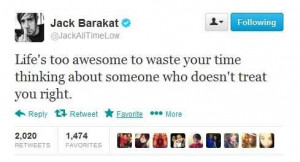 ATL CHALLENGE: DAY THIRTEEN - FAVE JACK BARAKAT'S QUOTE