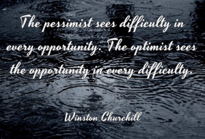 Opportunity - Winston Churchill