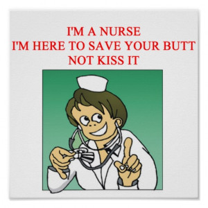 funny nurse joke print