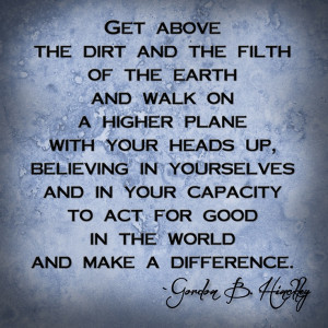 Believe in yourself #GordonBHinkley #lds #mormon #quote (Quote picture ...