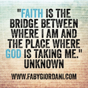 Keep the faith