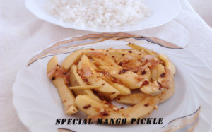 Food Ends With Good Talk Spicy Chanacha Maanga Special Mango Pickle