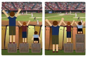 ... : Two Images that Perfectly Explaining Privilege and Social Justice