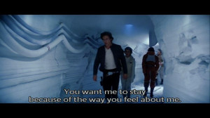 Han Solo quote to Princess Leia