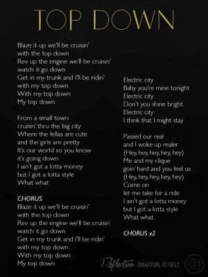 Top Down (lyrics) - Reflection http://smarturl.it/RFLT