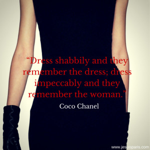 Coco Chanel Quote – Je Suis PARIS Image