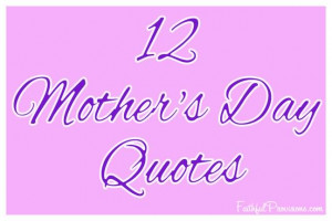 Mother’s Day Quote Graphic