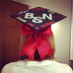nursing graduation cap ♡ without the annoying Keep Calm quote More