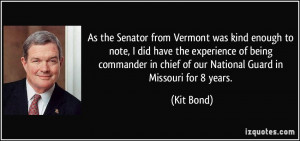 As the Senator from Vermont was kind enough to note, I did have the ...