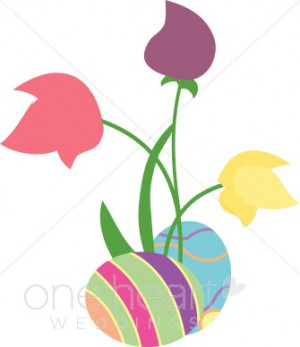 Easter Flowers Clip Art Free