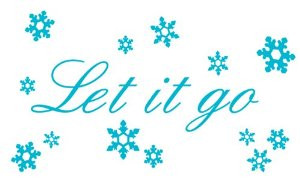 Frozen Let It Go Wall Decal