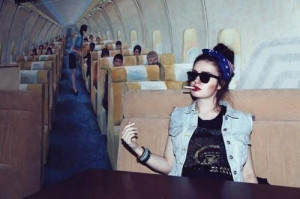badass, girl smoke