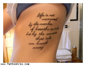 ... 20Quote%20Tattoos%20For%20Girls%201 Rib Cage Quote Tattoos For Girls 1