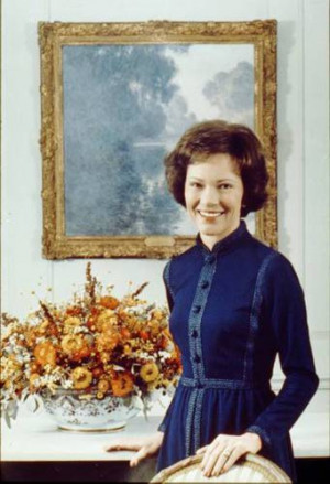 ... portrait of First Lady Rosalynn Carter, wife of President Jimmy Carter