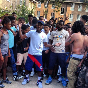 Shy Glizzy Wearing Polo Ralph Lauren London Ringer Tee In Public Enemy ...