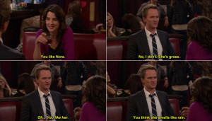 How I Met Your Mother Robin And Barney Quotes How i met your mother ...