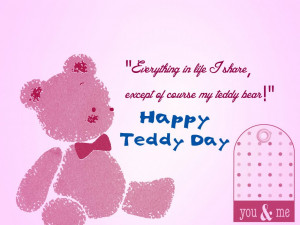 happy teddy bear day 2014 wallpapers quotes sayings Bear Sayings