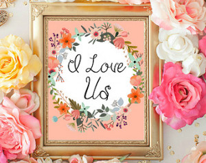 Printable Wall Decor, Love Print, L ove Quote, Wedding Poster, I Love ...