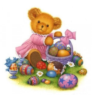 Cute Easter Bear