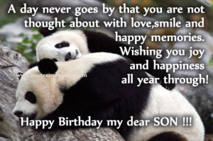 Happy Birthday quotes for son, hbd wishes greetings for Son, picture ...