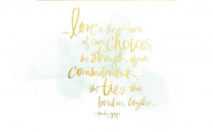 Gold Foil Emily Giffin Quote (Desktop)