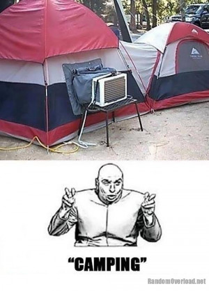 Camping in modern times