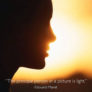 ... person in a picture is light edouard # manet # quotes # light