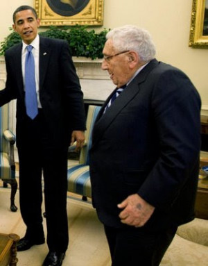 Will Obama Catch Evil off of Dr. Henry Kissinger?