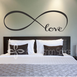 Personalized-Infinity-Symbol-IKEA-Bedroom-Wallpaper-Wall-Decal-Love ...