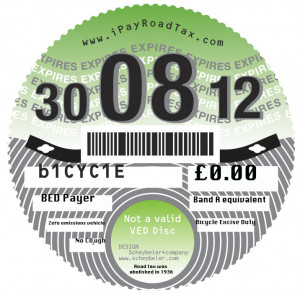 IPayRoadTax Zero BED - Bicycle Excise Duty