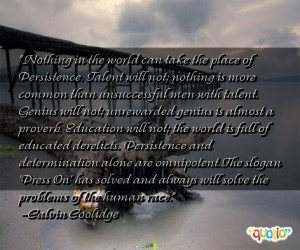 Persistence Quotes Know One