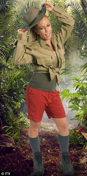 Heading to the jungle: Kendra is Down Under to compete in British ...
