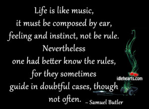 quotes about life is like music quotes about life is