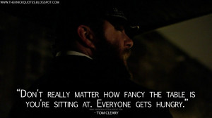 ... sitting at. Everyone gets hungry. Tom Cleary Quotes, The Knick Quotes