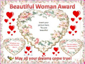 Download Your Own Beautiful Woman Award