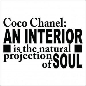 Coco Chanel An Interior Quote Wall Sticker
