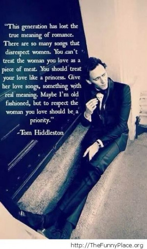 Tom Hiddleston quote