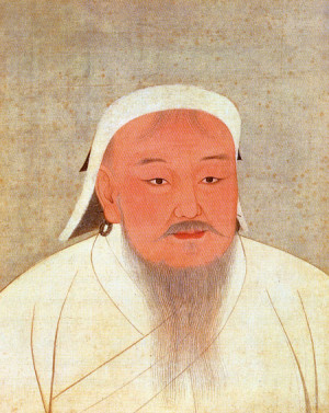 Could Genghis Khaan been Blonde with blue eyes?