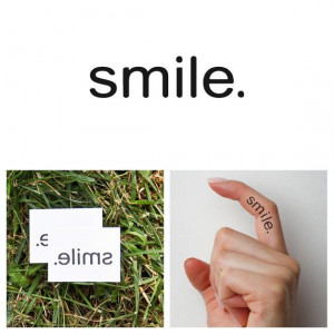 ... www.etsy.com/listing/155009090/quotes-smile-temporary-tattoo-set-of-2
