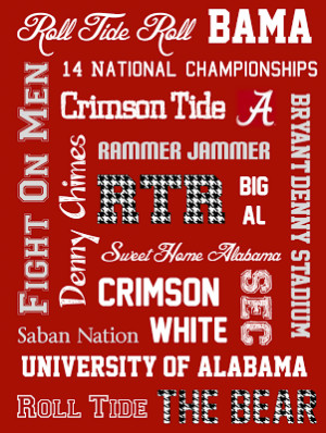 ... Printable Subway Art: Alabama, Auburn, Florida, Arkansas, and LSU