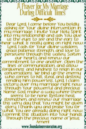 marriage prayer