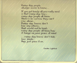 Love Rainy Days Quotes